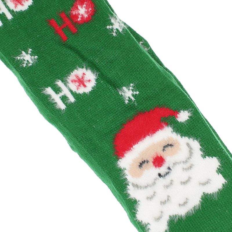 Fashion, accesorii si bijuterii - Femei - Lenjerie si pijamale femei - Sosete si ciorapi femei - Ciorapi cu motive de Craciun, 90% bumbac, Tina, marime 35-41, Verde - SCR392 - Infinity.ro