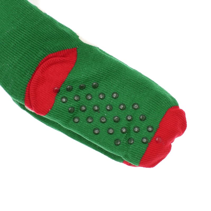 Fashion, accesorii si bijuterii - Femei - Lenjerie si pijamale femei - Sosete si ciorapi femei - Ciorapi cu motive de Craciun, 50% acril 50% poliester, Tina,   marime 35-41, Verde - SCR390 - Infinity.ro