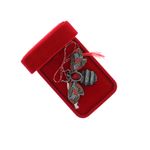 Market - Cadouri - Martisoare - Accesoriu dama, Brosa, din metal, Buticcochet, 5x8 cm, model Albina, Rosu - MR601 - Infinity.ro