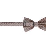 Fashion, accesorii si bijuterii - Barbati - Accesorii barbati - Cravate si papioane barbati - Set 3 piese, papion, butoni si batista, pentru barbati, ButicCochet, imprimeu stilizat, Maro - SETP254 - Infinity.ro