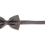 Fashion, accesorii si bijuterii - Barbati - Accesorii barbati - Cravate si papioane barbati - Set 3 piese, papion, butoni si batista, pentru barbati, ButicCochet, imprimeu stilizat, kaki - SETP263 - Infinity.ro