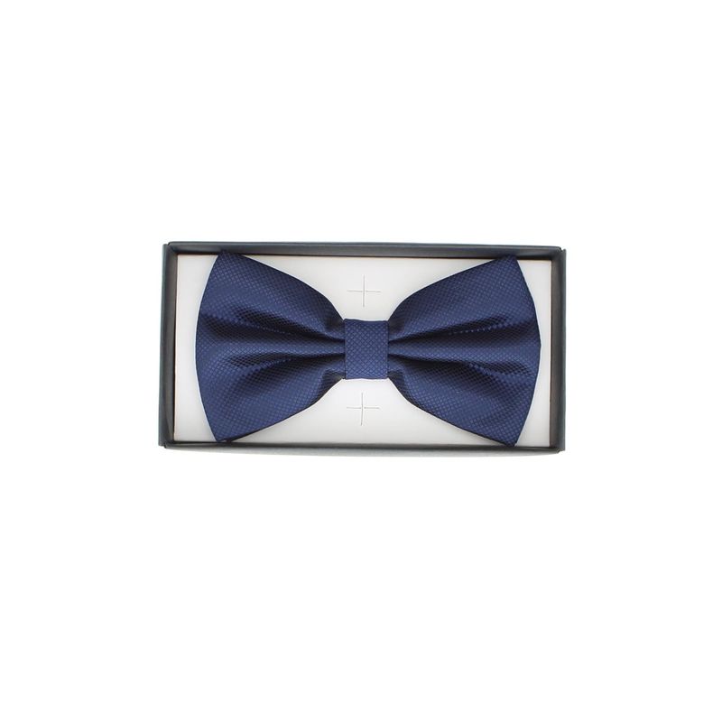 Fashion, accesorii si bijuterii - Barbati - Accesorii barbati - Cravate si papioane barbati - Papion barbatesc, Buticcochet, din material sintetic, 7x12 cm, Bleumarin - PAP285 - Infinity.ro