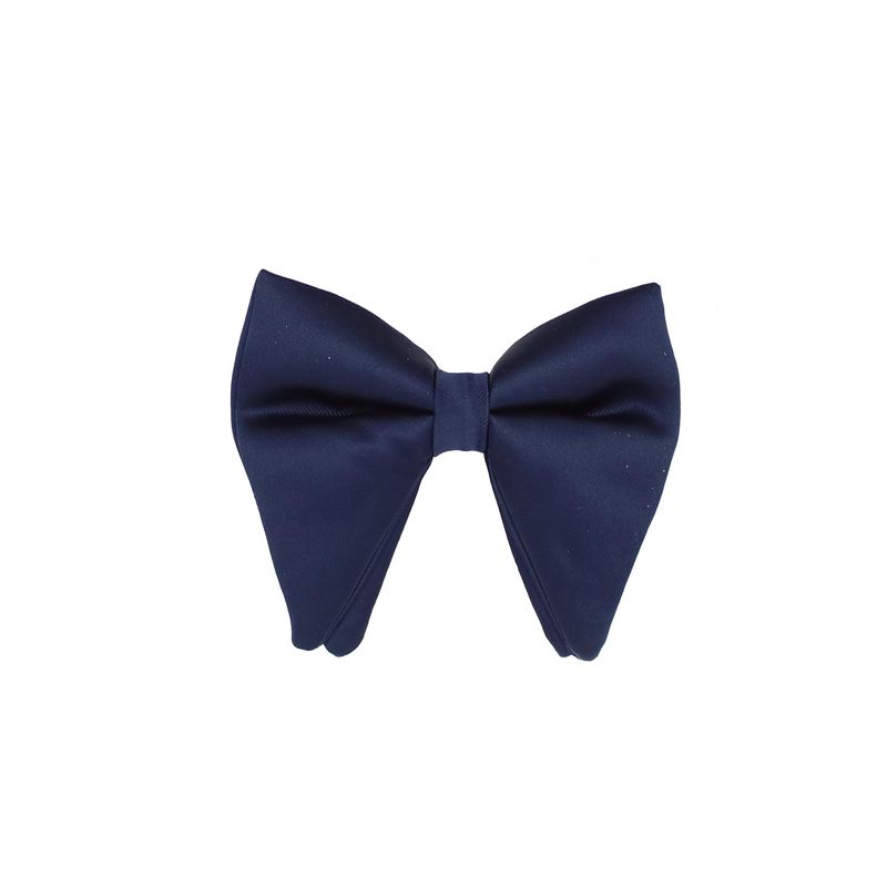 Fashion, accesorii si bijuterii - Barbati - Accesorii barbati - Cravate si papioane barbati - Papion barbatesc, Buticcochet, din material sintetic, 10x12 cm, Bleumarin - PAP346 - Infinity.ro