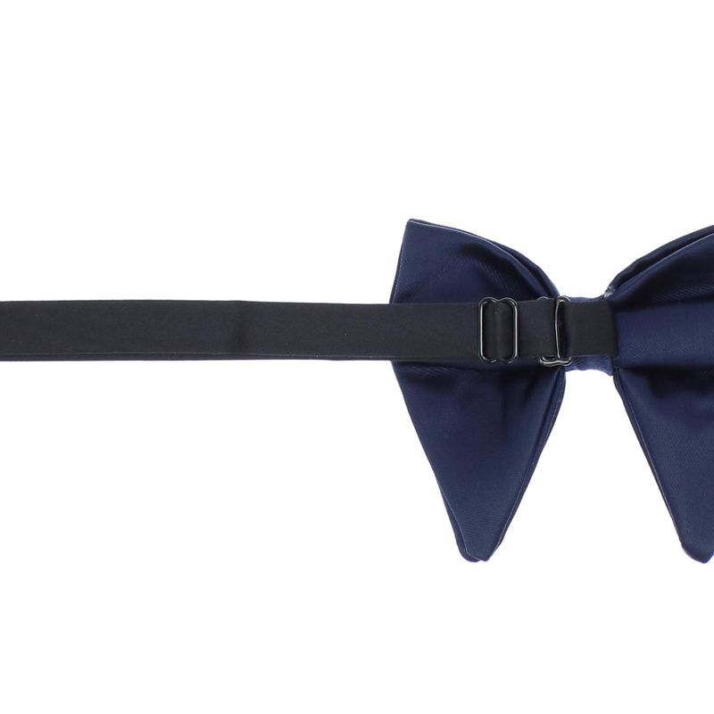 Fashion, accesorii si bijuterii - Barbati - Accesorii barbati - Cravate si papioane barbati - Papion barbatesc, Buticcochet, din material sintetic, 10x12 cm, Bleumarin - PAP346 - Infinity.ro