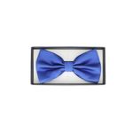 Fashion, accesorii si bijuterii - Barbati - Accesorii barbati - Cravate si papioane barbati - Papion barbatesc, Buticcochet, din material sintetic, 7x12 cm, Albastru electric - PAP260 - Infinity.ro