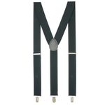 Fashion, accesorii si bijuterii - Barbati - Accesorii barbati - Alte accesorii barbati - Bretele adulti unisex, gri, cu inchizatori metalice, 35 mm, BUGRM - Infinity.ro