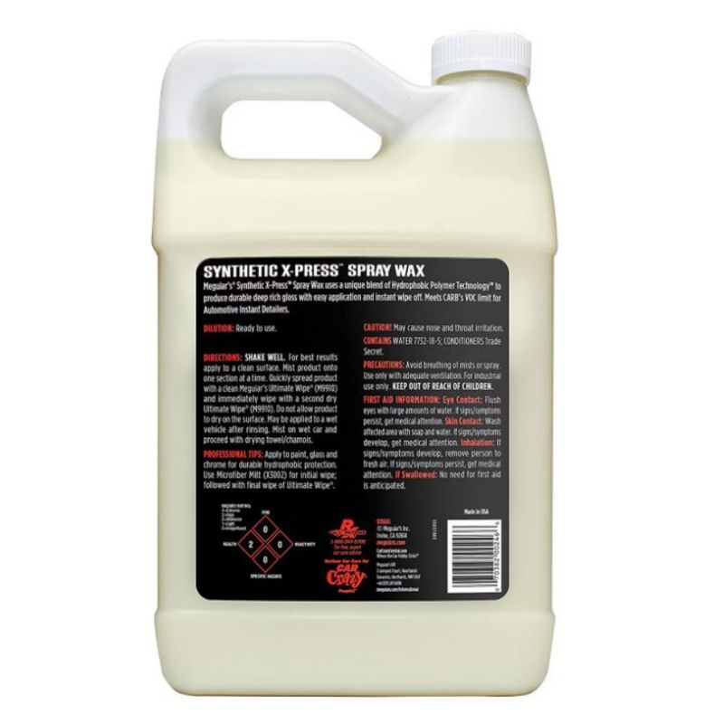 Auto si Moto - Intretinere auto - Produse curatare auto - Ceara lichida sintetica pentru protectie caroserie auto Meguiars, 3,79L, Synthetic X-Press Wax - Infinity.ro
