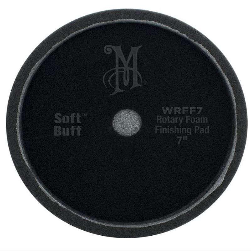Auto si Moto - Intretinere auto - Masini de polisat si accesorii - Disc polish Meguiar's ,negru, taiere usoara sau finisari, 7" , Soft Buff Rotary Foam Finishing Pad - Infinity.ro