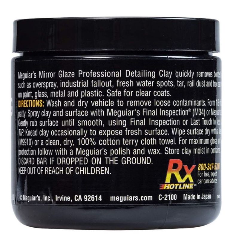 Auto si Moto - Intretinere auto - Produse curatare auto - Ceara auto tip plastelina pentru curatare suprafete Meguiars, 200g, Detailing Clay Aggressive - Infinity.ro