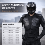 Auto si Moto - Moto - Echipamente protectie moto - Accesorii protectie moto - Armura de Protectie Moto FIXATO , Rezistenta, Ajustabila, Respirabila, Pentru Moto, Scuter, Motocross, Negru, Marimea S - Infinity.ro