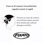 Auto si Moto - Moto - Echipamente protectie moto - Casti moto - Casca Moto/Scuter Full Face FIXATO, Viziera Detasabila, Marime Universala 59-62cm, Gri - Infinity.ro
