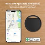 Auto si Moto - Electronice auto - Accesorii electronice auto - Mini GPS Tracker FIXATO, dispozitiv anti-pierdere, localizare in timp real, compatibil Apple Find My,pentru masini,Negru - Infinity.ro
