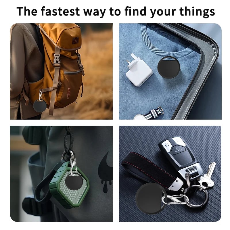 Auto si Moto - Electronice auto - Accesorii electronice auto - Mini GPS Tracker FIXATO, dispozitiv anti-pierdere, localizare in timp real, compatibil Apple Find My,pentru masini,Negru - Infinity.ro