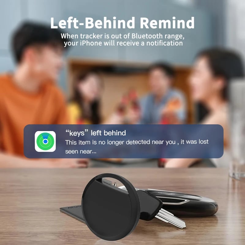 Auto si Moto - Electronice auto - Accesorii electronice auto - Mini GPS Tracker FIXATO, dispozitiv anti-pierdere, localizare in timp real, compatibil Apple Find My,pentru masini,Negru - Infinity.ro