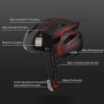 Sport si Outdoor - Echipament Sportiv - Accesorii echipament sportiv - Casti de protectie - Casca protectie Bicicleta/Trotineta Electrica FIXATO,Viziera detasabila,Aerodinamica,Dimensiune reglabila,Negru cu Verde - Infinity.ro