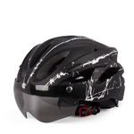 Sport si Outdoor - Echipament Sportiv - Accesorii echipament sportiv - Casti de protectie - Casca protectie Bicicleta/Trotineta Electrica FIXATO, Viziera detasabila,Aerodinamica,Dimensiune reglabila, Negru cu Alb - Infinity.ro