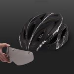 Sport si Outdoor - Echipament Sportiv - Accesorii echipament sportiv - Casti de protectie - Casca protectie Bicicleta/Trotineta Electrica FIXATO, Viziera detasabila,Aerodinamica,Dimensiune reglabila,Negru cu Rosu - Infinity.ro
