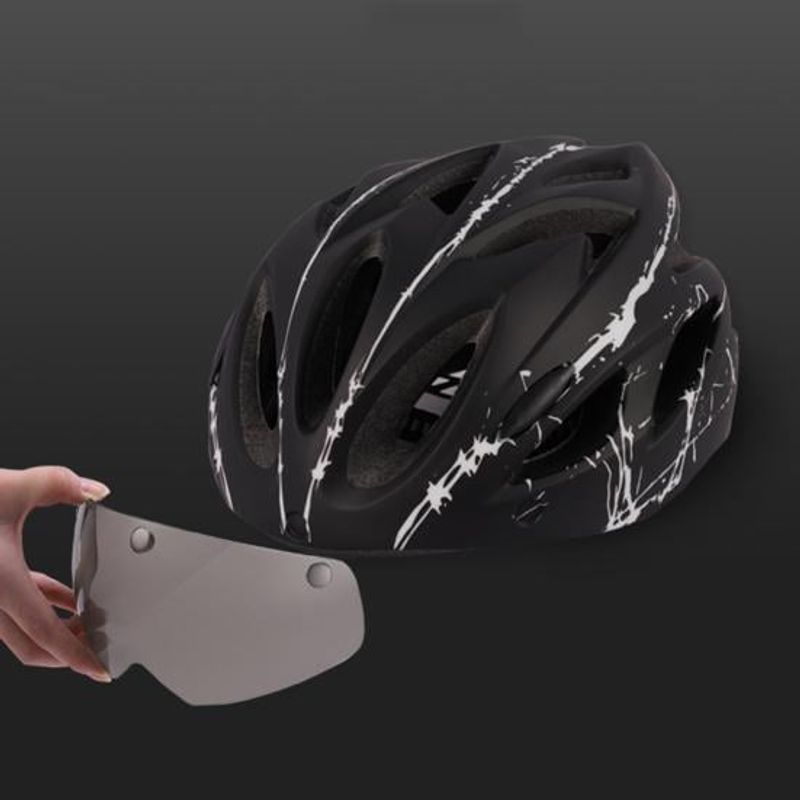 Sport si Outdoor - Echipament Sportiv - Accesorii echipament sportiv - Casti de protectie - Casca protectie Bicicleta/Trotineta Electrica FIXATO, Viziera detasabila,Aerodinamica,Dimensiune reglabila,Negru cu Rosu - Infinity.ro