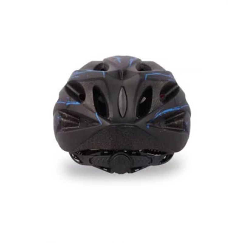 Sport si Outdoor - Echipament Sportiv - Accesorii echipament sportiv - Casti de protectie - Casca protectie Bicicleta/Trotineta Electrica FIXATO, Viziera detasabila, Dimensiune reglabila, Negru cu Albastru - Infinity.ro