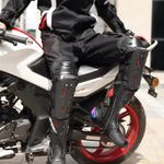 Auto si Moto - Moto - Echipamente protectie moto - Imbracaminte moto - Set Protectii Moto pentru Genunchi si Coate, ABS Durabil, Usoare, Confortabile, Reglabile, Pentru Moto, Scuter, Negru - Infinity.ro