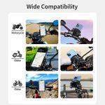 Auto si Moto - Moto - Accesorii moto si consumabile - Suport de telefon pentru Bicicleta/Motocicleta/Scuter/Trotineta, montare sigura, constructie durabila, FIXATO, Negru - Infinity.ro