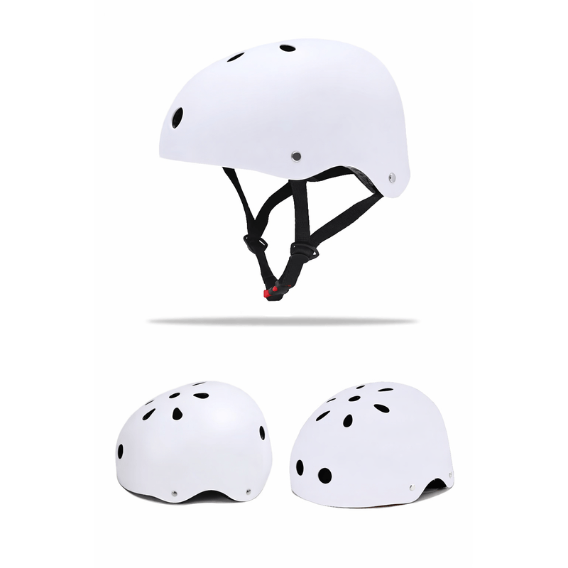 Sport si Outdoor - Echipament Sportiv - Accesorii echipament sportiv - Casti de protectie - Casca de Protectie Copii pentru Trotineta si Bicicleta, Ventilatie buna, Marime Reglabila, Ultra Usoara, Alb, S 48-56cm - Infinity.ro