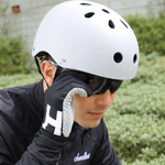 Sport si Outdoor - Echipament Sportiv - Accesorii echipament sportiv - Casti de protectie - Casca de Protectie Copii pentru Trotineta si Bicicleta, Ventilatie buna, Marime Reglabila, Ultra Usoara, Alb, S 48-56cm - Infinity.ro