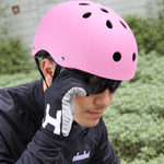 Sport si Outdoor - Echipament Sportiv - Accesorii echipament sportiv - Casti de protectie - Casca de Protectie pentru Trotineta si Bicicleta, Ventilatie buna, Marime Reglabila, Ultra Usoara, Roz, M 52-58cm - Infinity.ro