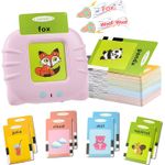 Jucarii, Copii si Bebe - Jucarii si jocuri - Jucarii & jocuri educative - Jocuri si jucarii educative - Aparat de Invatat Limba Engleza Tip Pisica cu 112 Carduri Pentru Copii.Dispozitiv cu Functie Vocala. Roz / Albastru - Infinity.ro