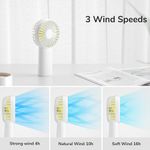 Electronice si Electrocasnice - Climatizare si sisteme de incalzire - Aparate racire aer - Ventilatoare - Ventilator Portabil 4000mAh - JisuLife (FA20X) - White - Infinity.ro