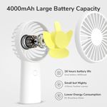 Electronice si Electrocasnice - Climatizare si sisteme de incalzire - Aparate racire aer - Ventilatoare - Ventilator Portabil 4000mAh - JisuLife (FA20X) - White - Infinity.ro