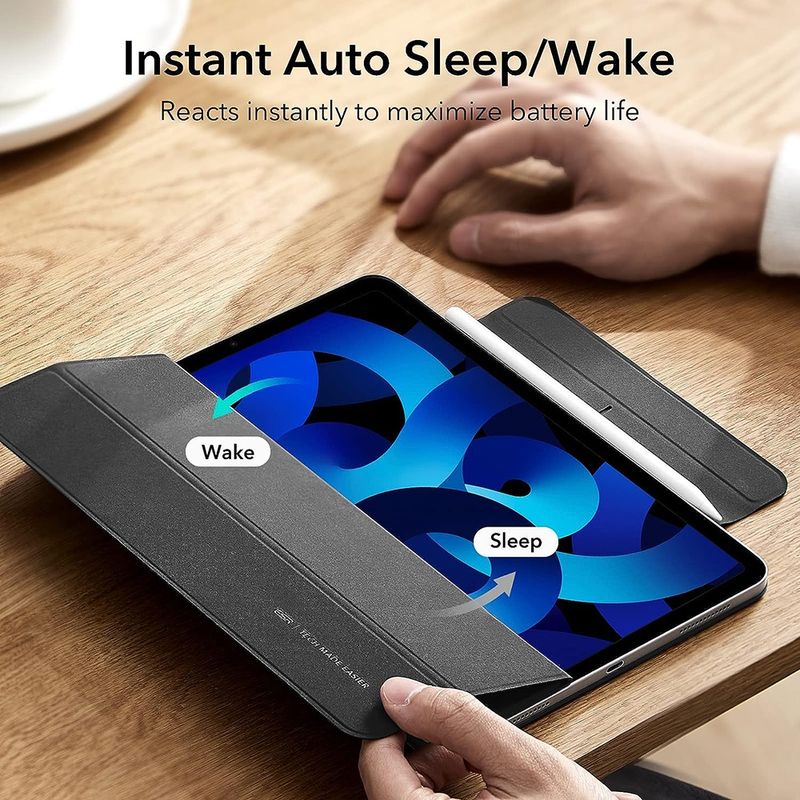 Laptop, Telefoane si Tablete - Tablete si accesorii tablete - Accesorii Tablete - Huse tablete - Husa pentru iPad Pro 11 (2024) - ESR Rebound Magnetic - Grey - Infinity.ro