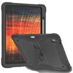 Laptop, Telefoane si Tablete - Tablete si accesorii tablete - Accesorii Tablete - Huse tablete - Husa pentru iPad Air 13 (2024) + Folie - Techsuit Rugged TabShell - Black - Infinity.ro