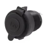 Auto si Moto - Electrice auto - Alte accesorii electrice auto - Adaptor mufa mama bricheta auto x1 neagra 20A de panou 12-24VDC SCI A13-142A - Infinity.ro