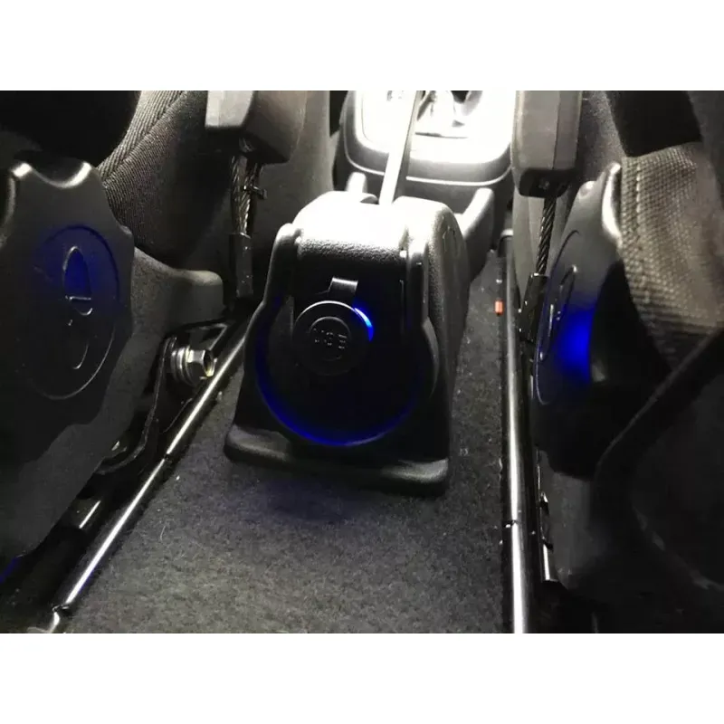 Auto si Moto - Electrice auto - Alte accesorii electrice auto - Adaptor mufa mama bricheta auto x1 neagra 20A de panou 12-24VDC SCI A13-142A - Infinity.ro