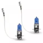 Auto si Moto - Electrice auto - Iluminare si semnalizare - Becuri auto - Set de 2 becuri Halogen H3 100W +110% intensitate Alb Xenon 12V Carguard - Infinity.ro