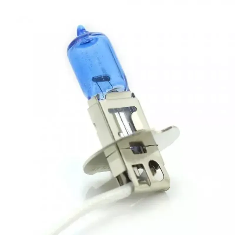 Auto si Moto - Electrice auto - Iluminare si semnalizare - Becuri auto - Set de 2 becuri Halogen H3 100W +110% intensitate Alb Xenon 12V Carguard - Infinity.ro