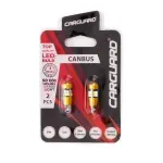 Auto si Moto - Electrice auto - Iluminare si semnalizare - Becuri auto - Set becuri LED SMD T10 W5W 12V 5W 300lm alb pentru interior portbagaj Canbus CARGUARD 2buc - Infinity.ro