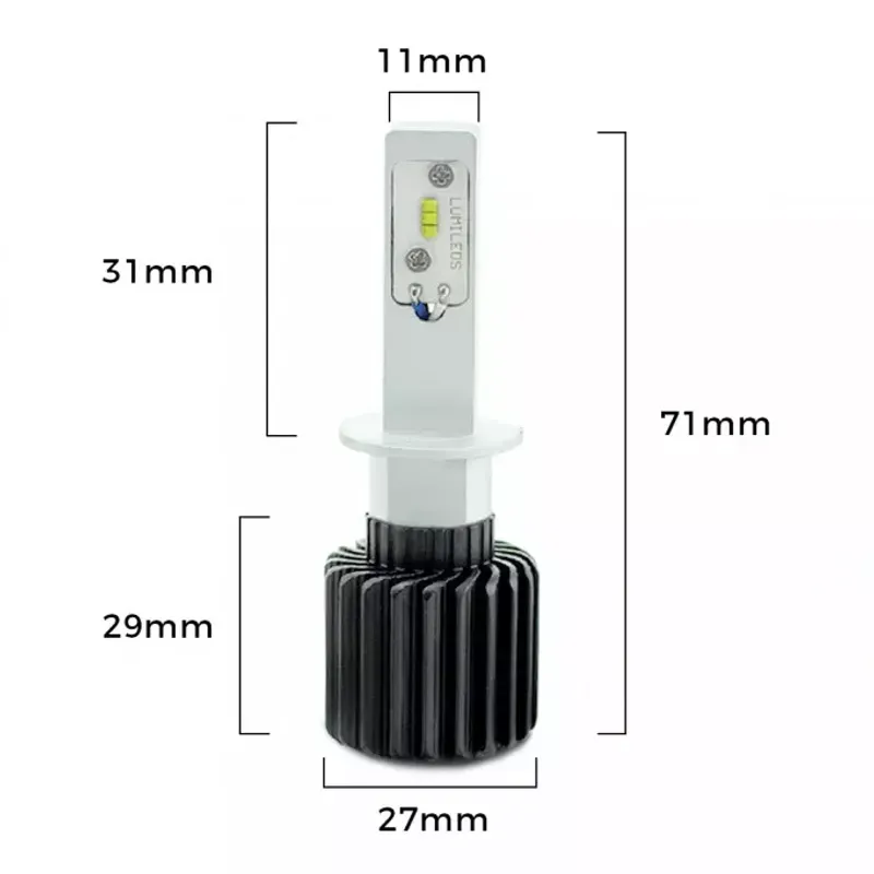 Auto si Moto - Electrice auto - Iluminare si semnalizare - Becuri auto - Set becuri LED H1 12-24V 6000K 4000lm 2buc Carguard - Infinity.ro