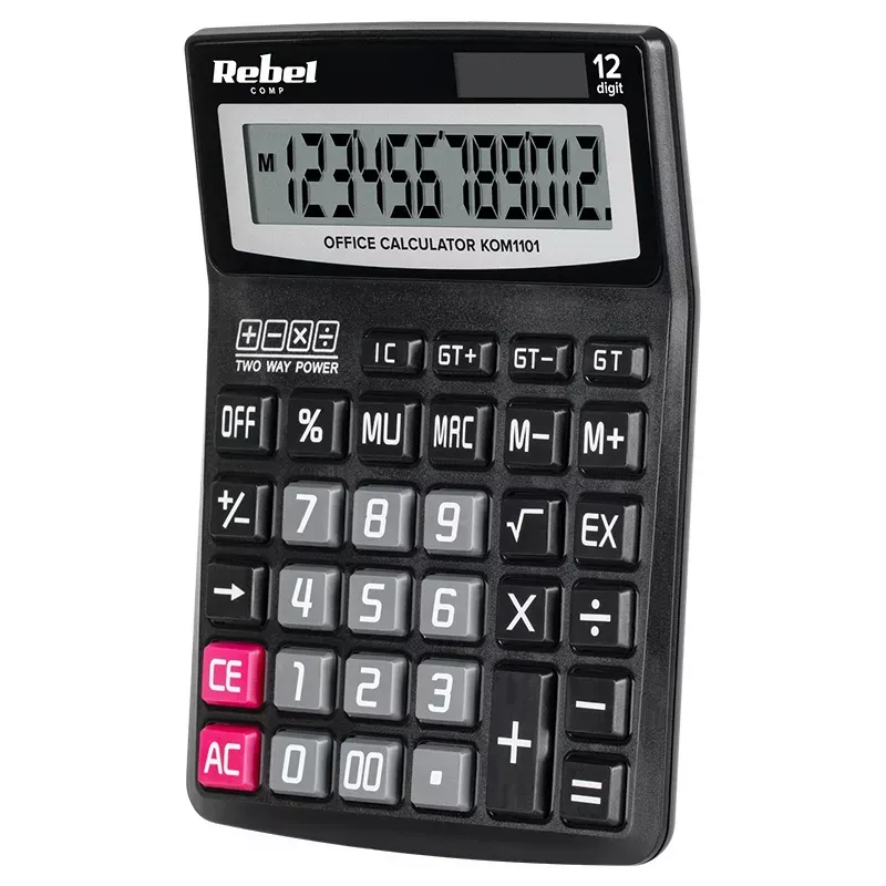 Carti si Birotica - Birotica - Aparatura de birou - Calculatoare de birou - Calculator de birou 12 digiti OC-100 REBEL - Infinity.ro