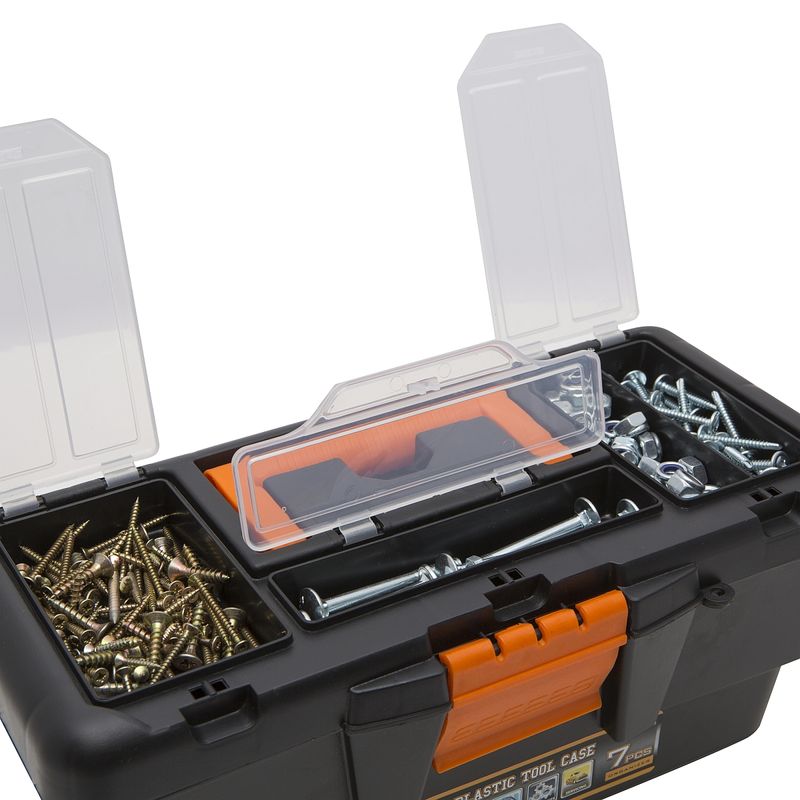 Casa si Gradina - Constructii - Depozitare, transport si protectie - Organizatoare si cutii scule - Geanta de scule din plastic 320x170x130mm HANDY 10910 - Infinity.ro