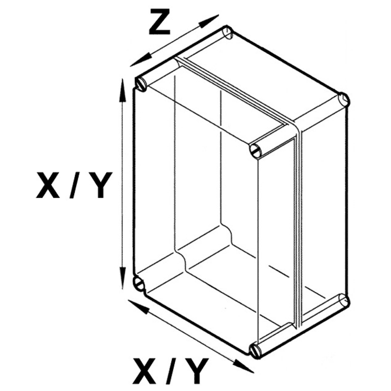 Casa si Gradina - Constructii - Depozitare, transport si protectie - Organizatoare si cutii scule - Carcasa universala X:70mm Y:119mm Z:40mm cu lame de fixare MASZCZYK KM-55A BK - Infinity.ro