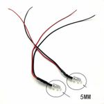 Casa si Gradina - Corpuri si surse de iluminat - Benzi LED - LED 12V 5mm alb rece cu fire 20 cm - Infinity.ro