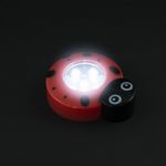 Casa si Gradina - Corpuri si surse de iluminat - Iluminat comercial si industrial - Proiectoare si lampi de lucru - Lampa cu LED de veghe decorativa Buburuza cu buton 20273A Phenon - Infinity.ro