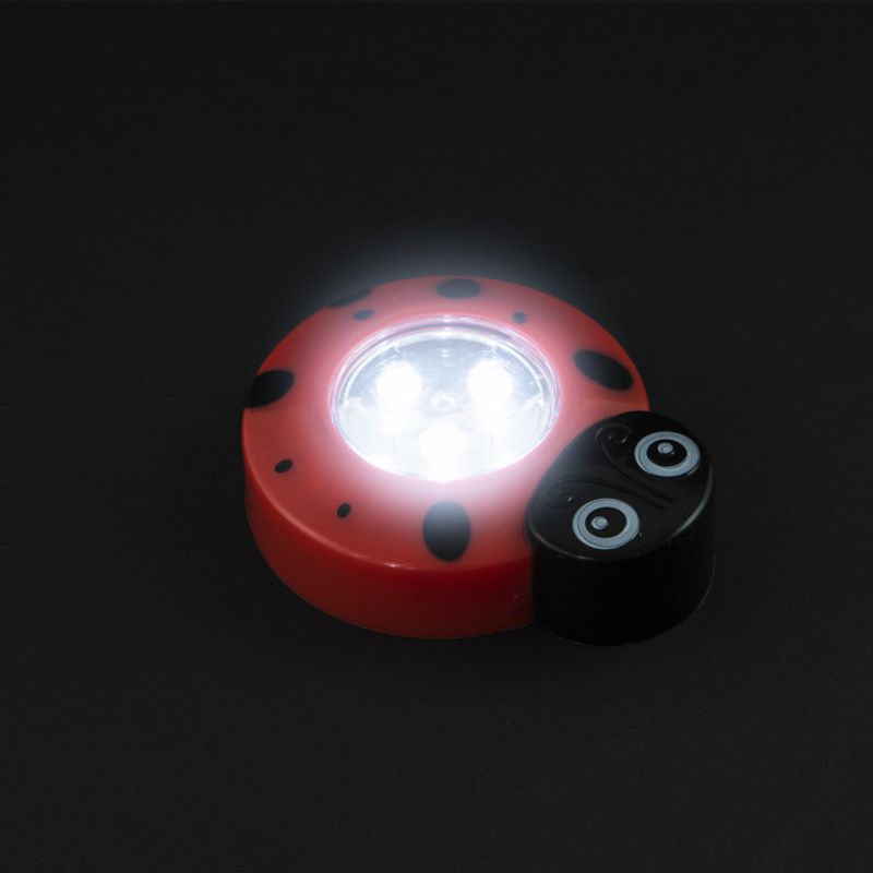 Casa si Gradina - Corpuri si surse de iluminat - Iluminat comercial si industrial - Proiectoare si lampi de lucru - Lampa cu LED de veghe decorativa Buburuza cu buton 20273A Phenon - Infinity.ro