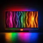 Casa si Gradina - Corpuri si surse de iluminat - Iluminat exterior - Instalatii luminoase exterior - Sir 3m lumina Smart TV - USB 30 LED-uri RGB Bluetooth/telecomanda 58387 - Infinity.ro