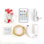 Casa si Gradina - Corpuri si surse de iluminat - Iluminat exterior - Instalatii luminoase exterior - Sir 3m lumina Smart TV - USB 30 LED-uri RGB Bluetooth/telecomanda 58387 - Infinity.ro