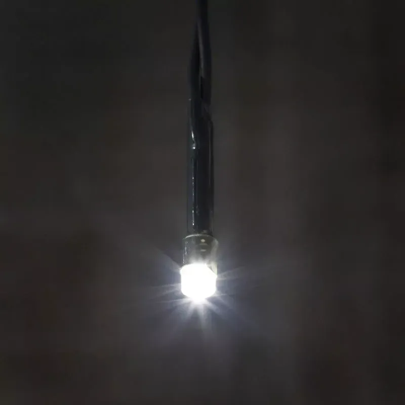 Casa si Gradina - Corpuri si surse de iluminat - Iluminat exterior - Instalatii luminoase exterior - Sir lumini 200 LED 10m alb rece 100-240V 3.6W PHENOM LIGHTING TECHNOLOGY - Infinity.ro