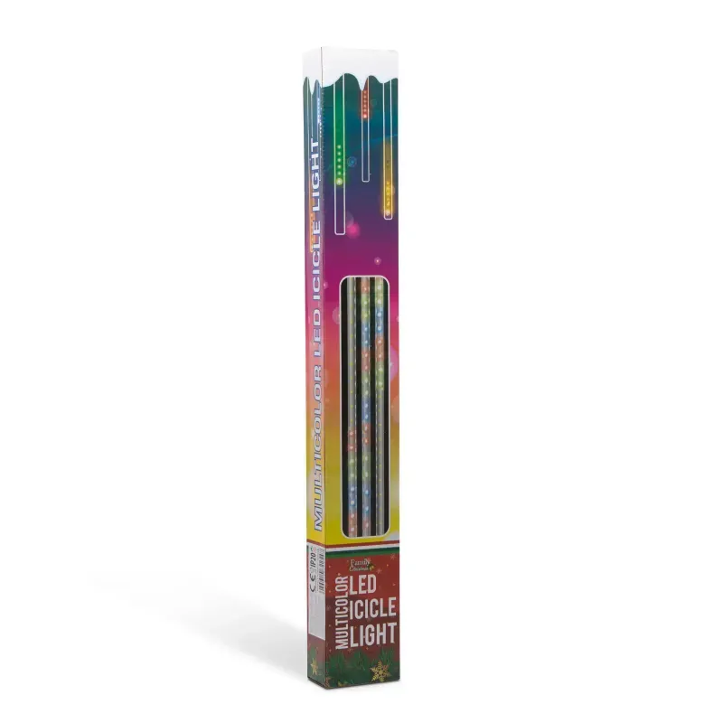 Casa si Gradina - Corpuri si surse de iluminat - Iluminat exterior - Instalatii luminoase exterior - Iluminare 8 Turturi 50cm Meteor LED multicolor 100-240V 8.4W PHENOM LIGHTING TECHNOLOGY - Infinity.ro
