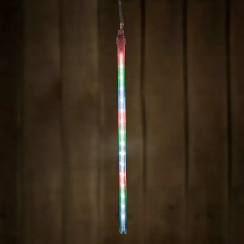 Casa si Gradina - Corpuri si surse de iluminat - Iluminat exterior - Instalatii luminoase exterior - Iluminare 8 Turturi 50cm Meteor LED multicolor 100-240V 8.4W PHENOM LIGHTING TECHNOLOGY - Infinity.ro